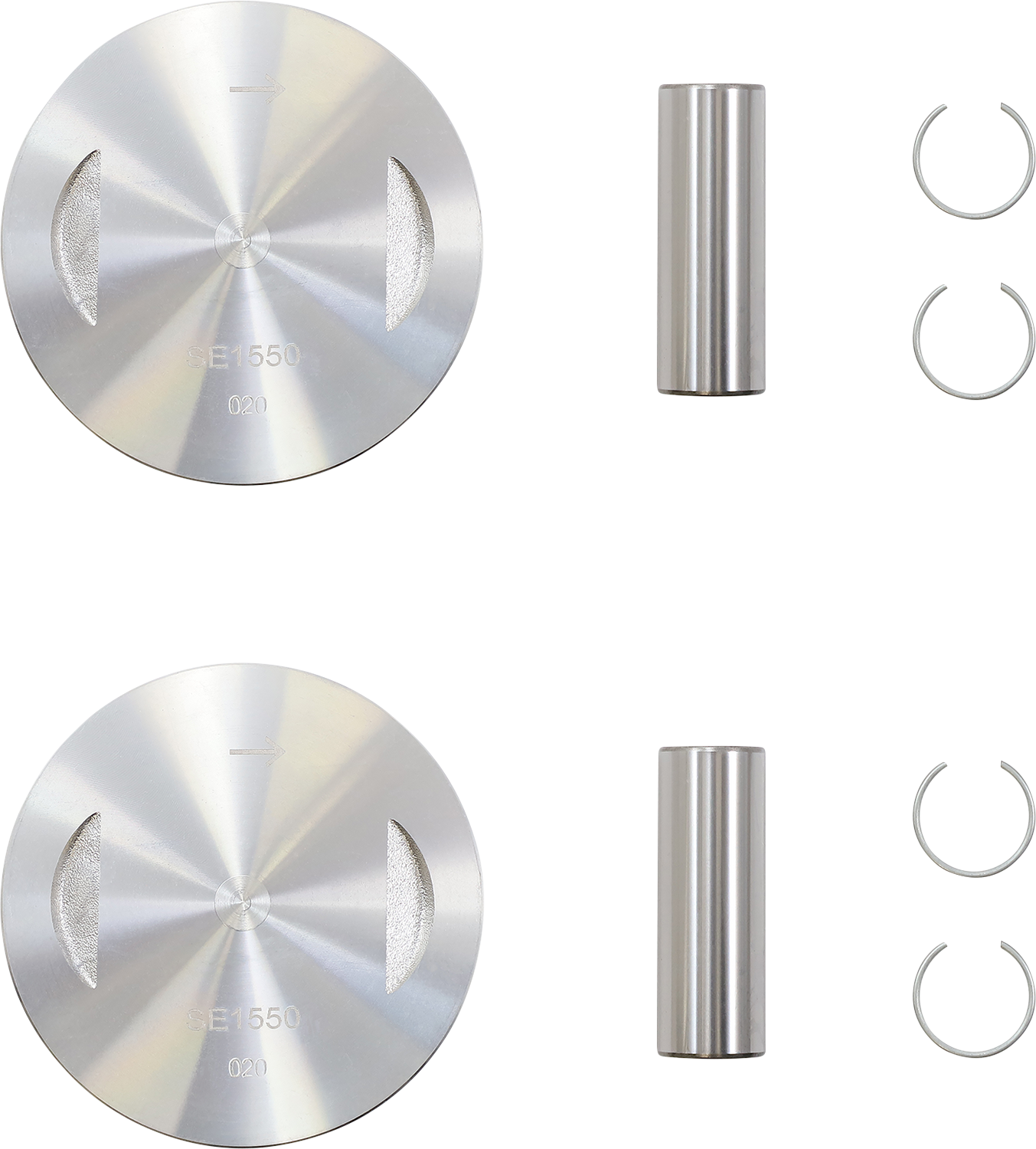 DRAG SPECIALTIES Piston Kit - +.020" - Twin Cam 0911-0083