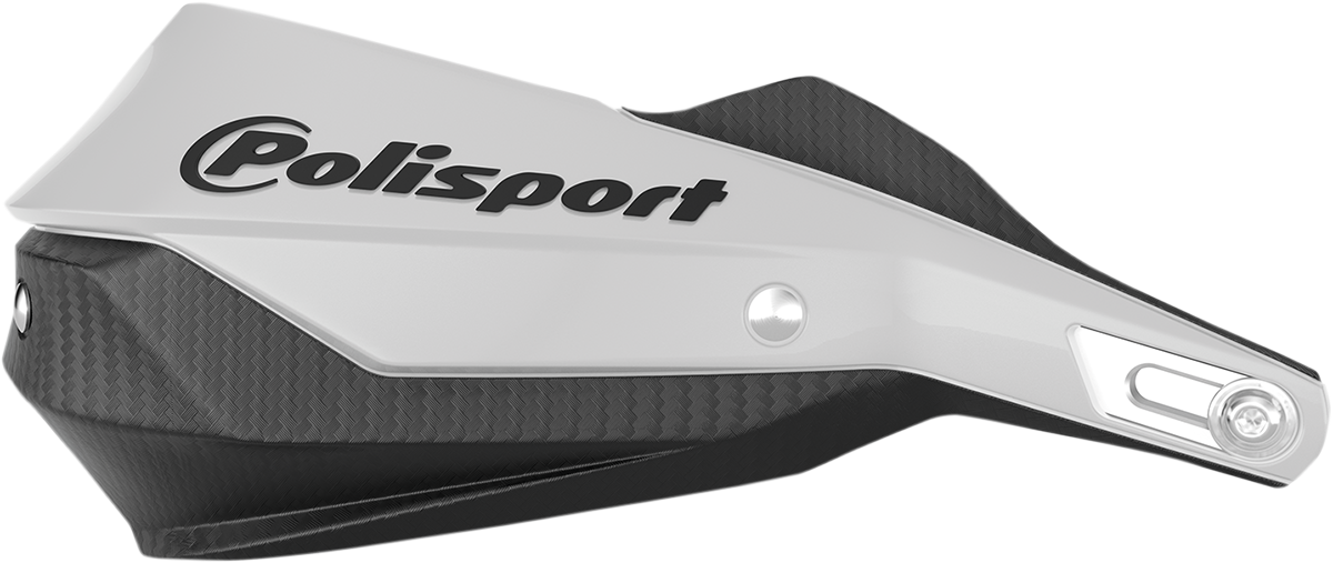 POLISPORT Trail Blazer Handguards - White/Black 8308800001