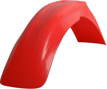 POLISPORT Front Fender - OEM Fluorescent Red - Honda - CR '90-'01 8591000010