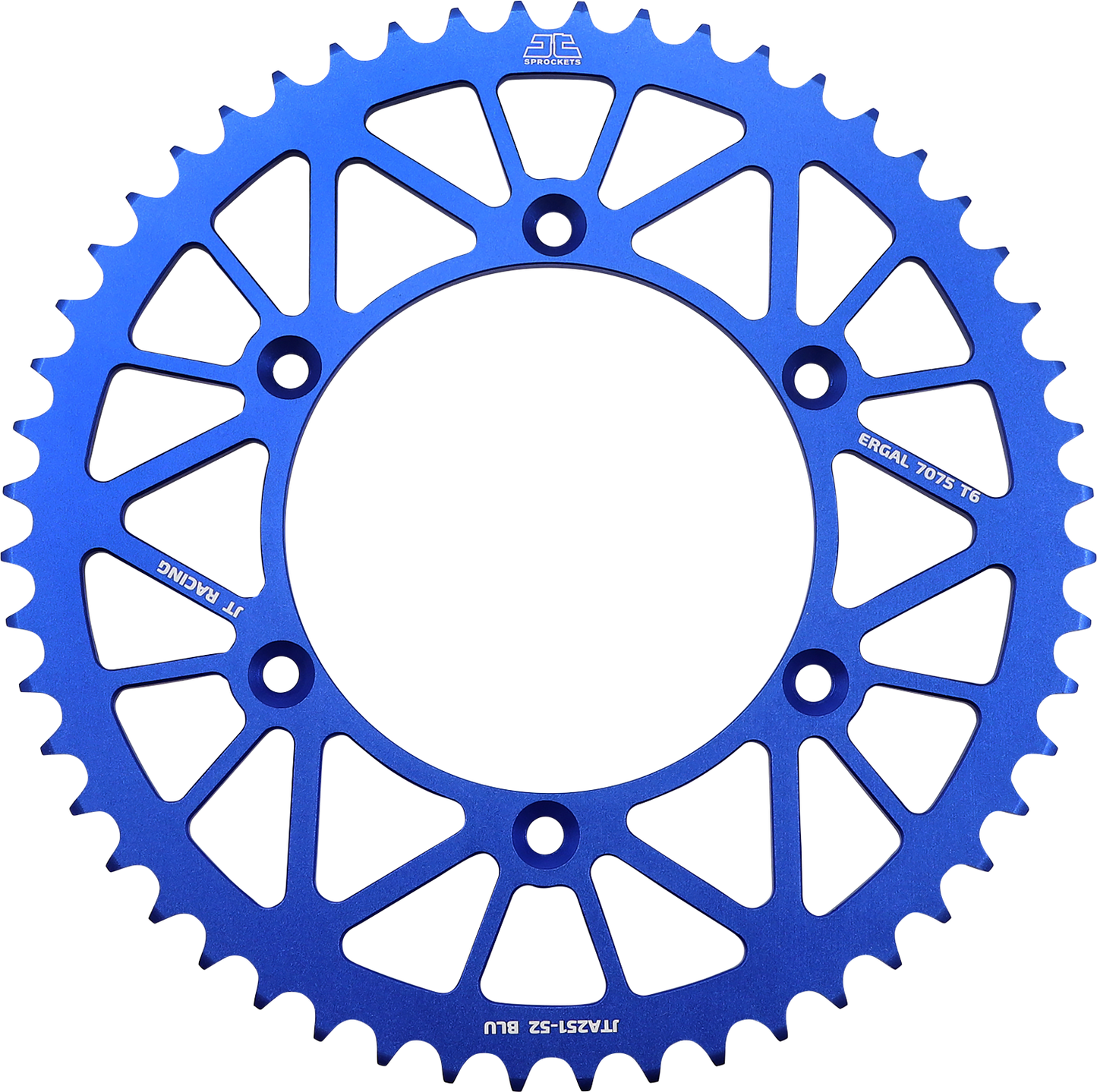 JT SPROCKETS Rear Sprocket - Yamaha - Blue - 52 Tooth JTA251.52BLU