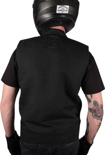 THRASHIN SUPPLY CO. Nightrider v2 Riding Vest - Black - XL TMJ-12-11