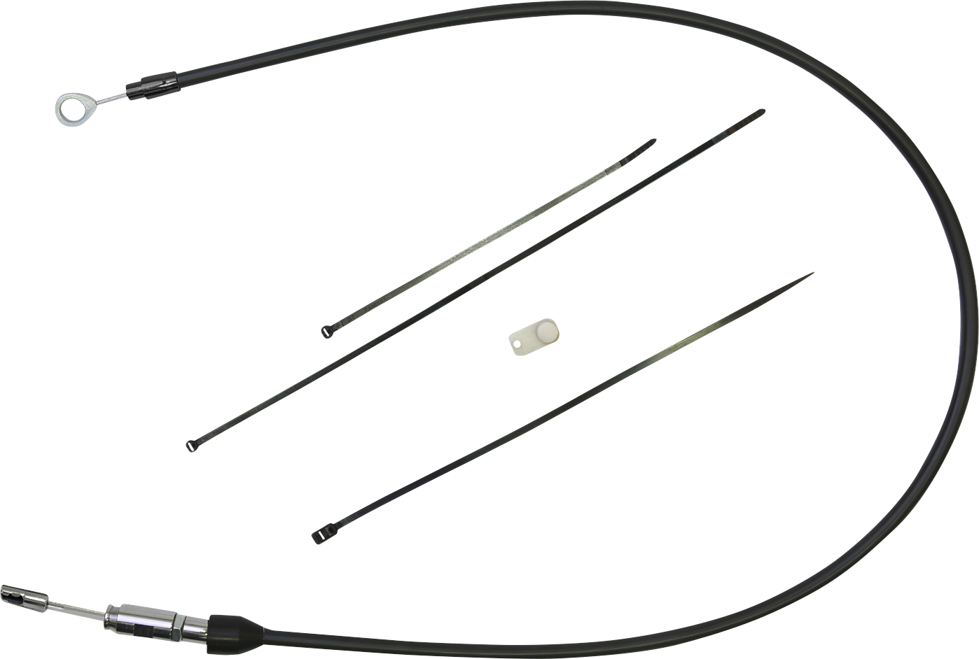DRAG SPECIALTIES Quick Connect Clutch Cable - Upper - 36" - Black/Black 6323402HE