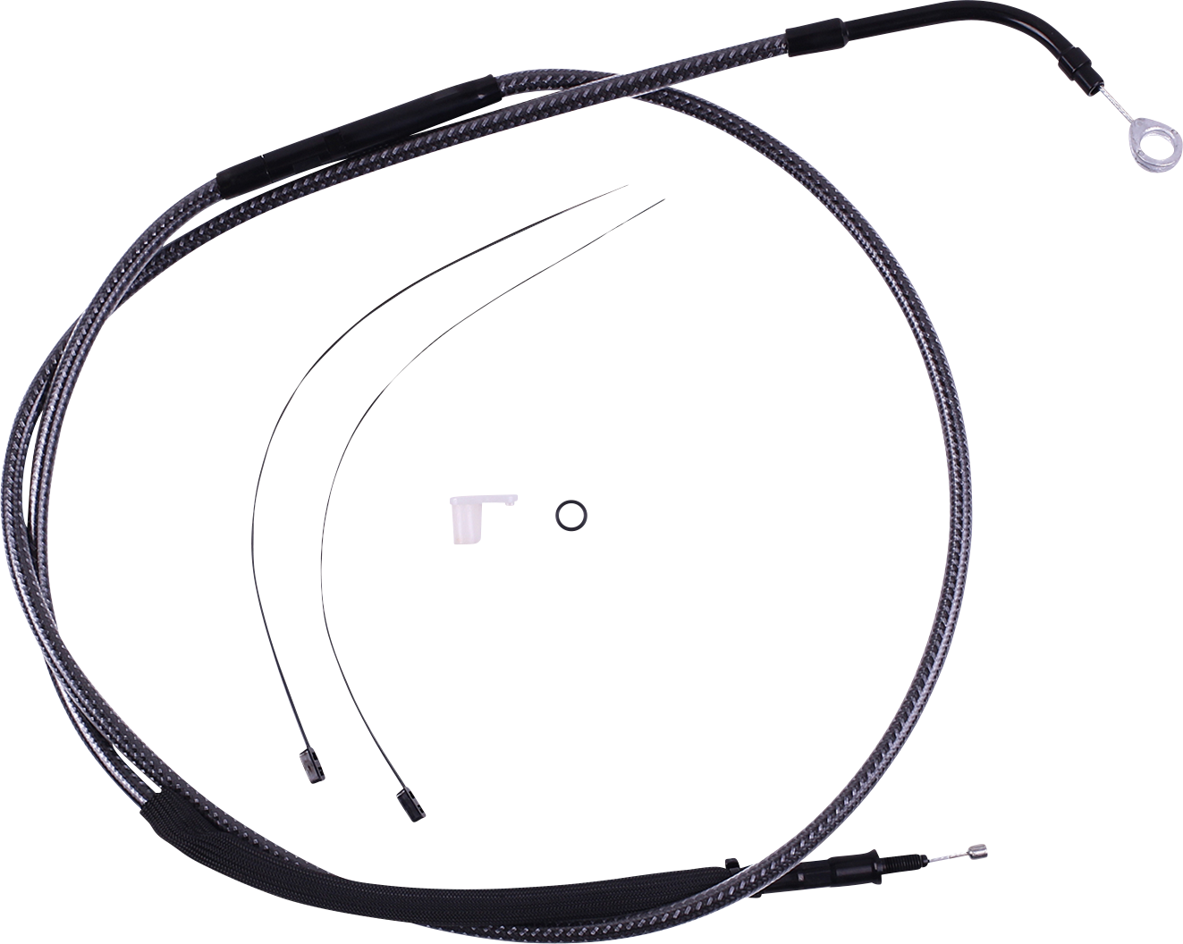 MAGNUM SHIELDING High-Efficiency Polished KARBONFIBR Clutch Cable - 65-3/4" 7236HE