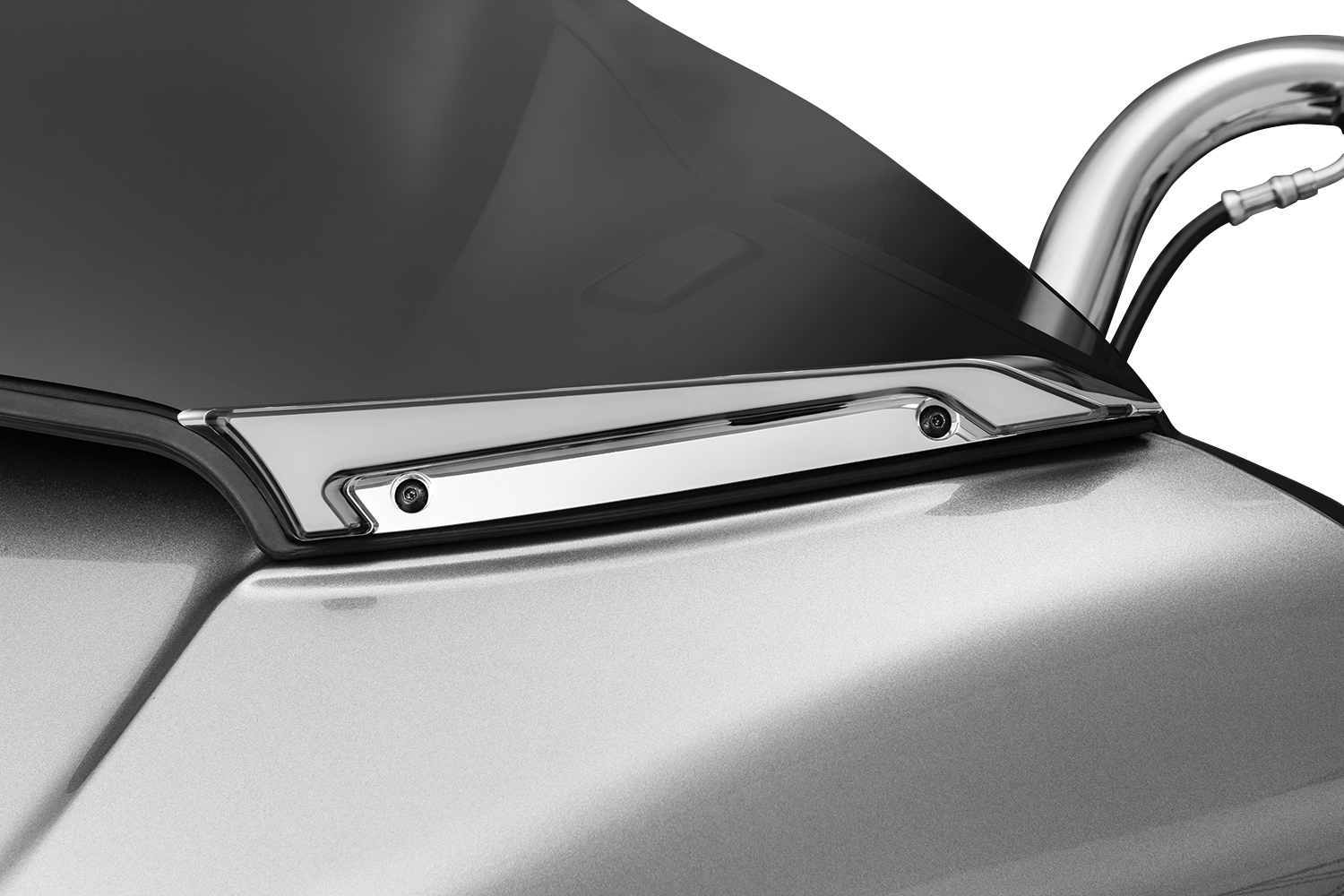 KURYAKYN Windshield Trim with Light - Chrome KUR2945