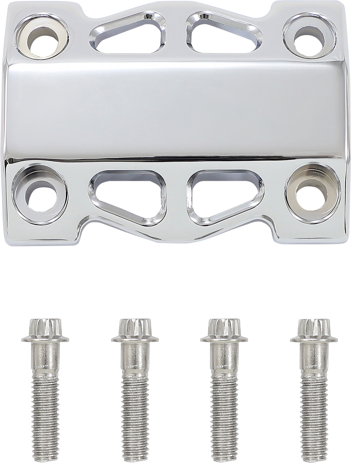 LA CHOPPERS Performance Risers - Straight - 8" - Chrome LA-7470-08C