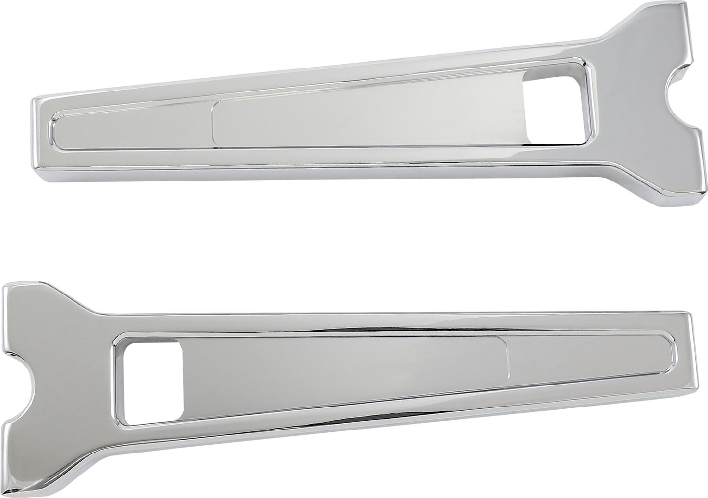 LA CHOPPERS Performance Risers - Straight - 10" - Chrome LA-7470-10C