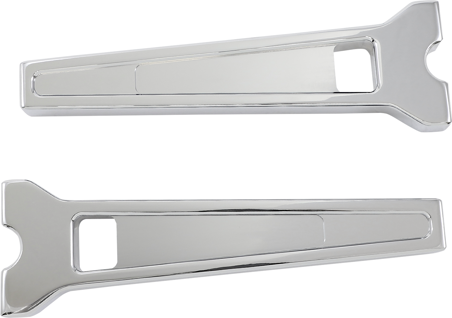 LA CHOPPERS Performance Risers - Straight - 10" - Chrome LA-7470-10C