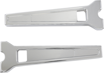 LA CHOPPERS Performance Risers - Straight - 10" - Chrome LA-7470-10C
