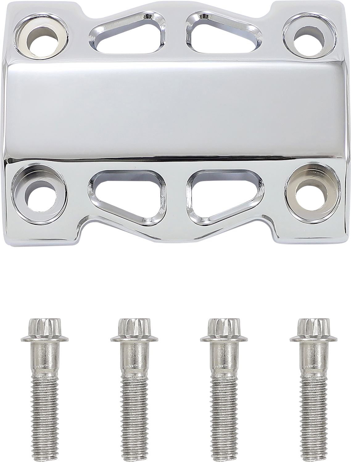 LA CHOPPERS Performance Risers - Pullback - 6" - Chrome LA-7471-06C