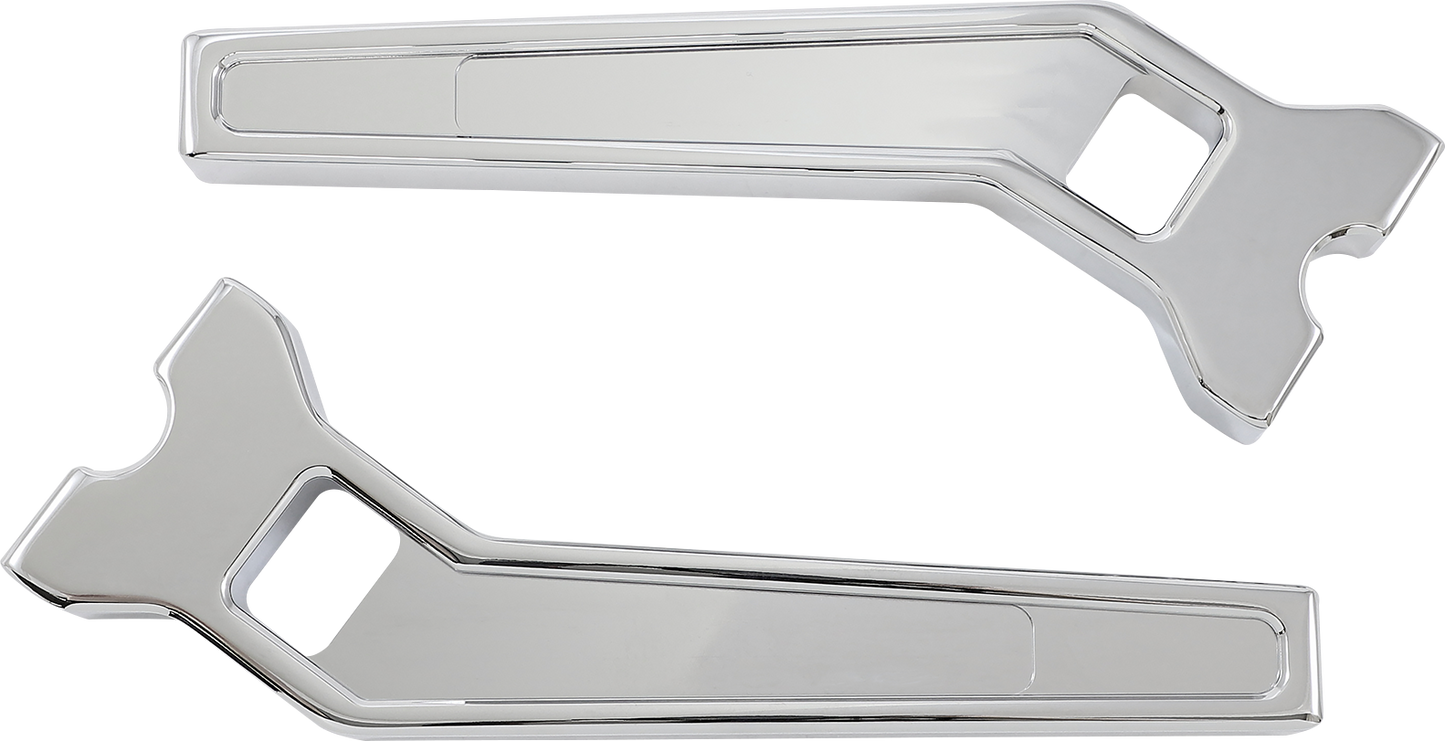 LA CHOPPERS Performance Risers - Pullback - 10" - Chrome LA-7471-10C