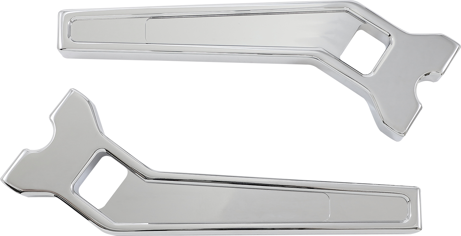 LA CHOPPERS Performance Risers - Pullback - 10" - Chrome LA-7471-10C