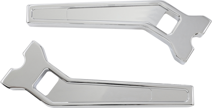 LA CHOPPERS Performance Risers - Pullback - 10" - Chrome LA-7471-10C
