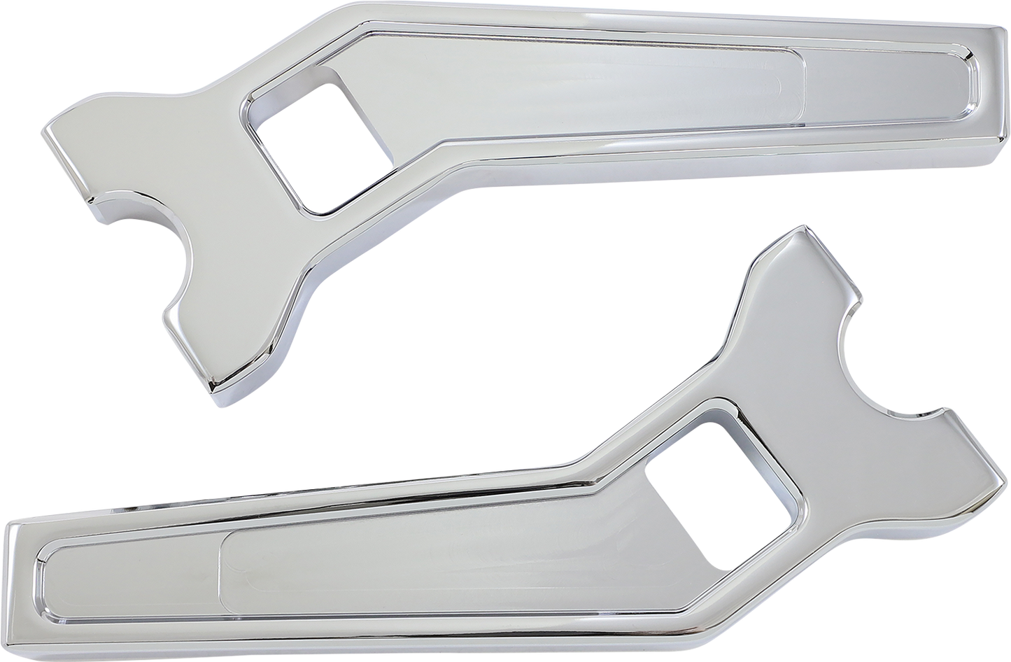 LA CHOPPERS Performance Risers - Pullback - 8" x 1-1/4" - Chrome LA-7481-08C