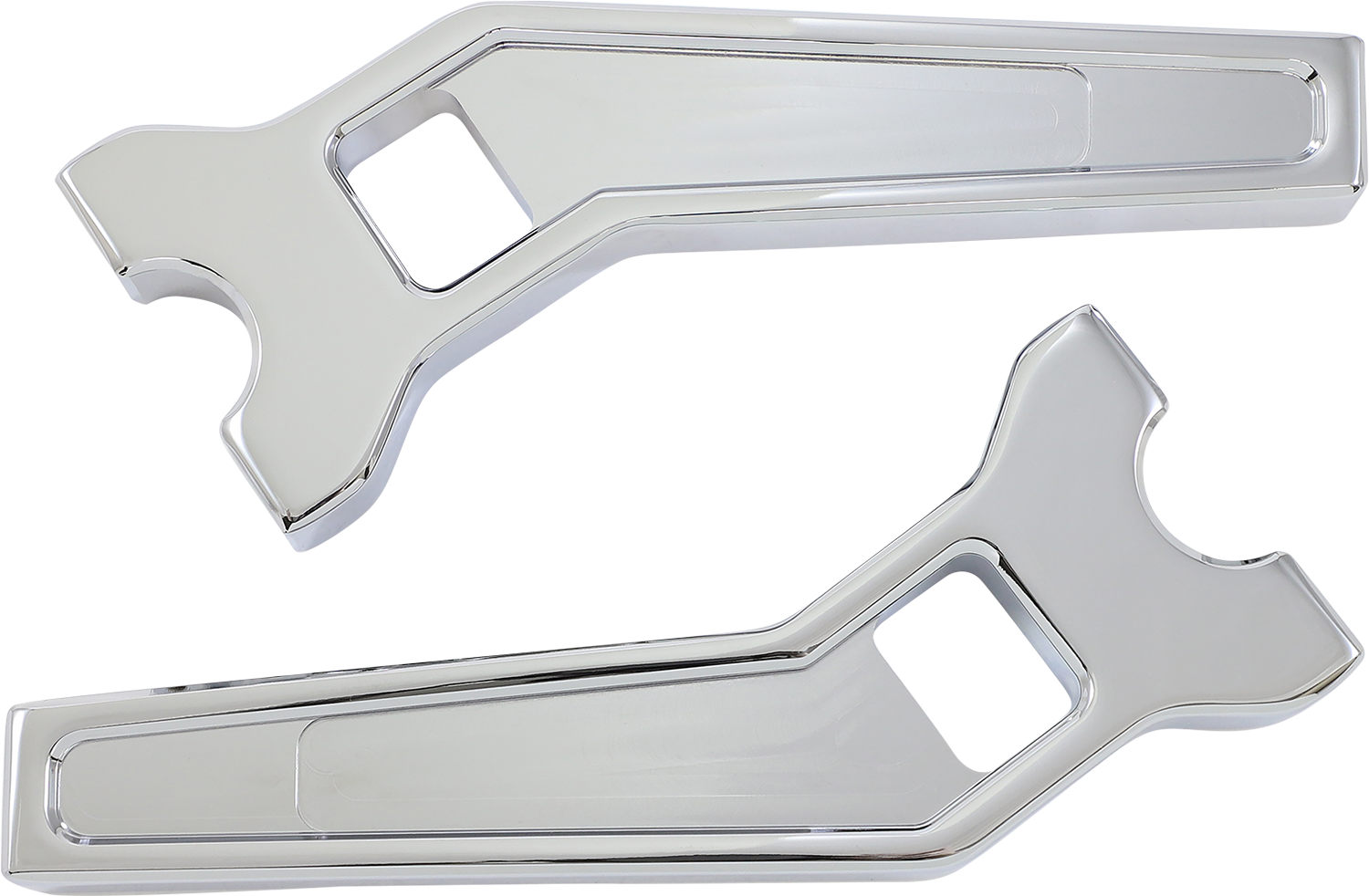 LA CHOPPERS Performance Risers - Pullback - 8" x 1-1/4" - Chrome LA-7481-08C
