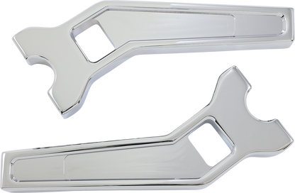 LA CHOPPERS Performance Risers - Pullback - 8" x 1-1/4" - Chrome LA-7481-08C