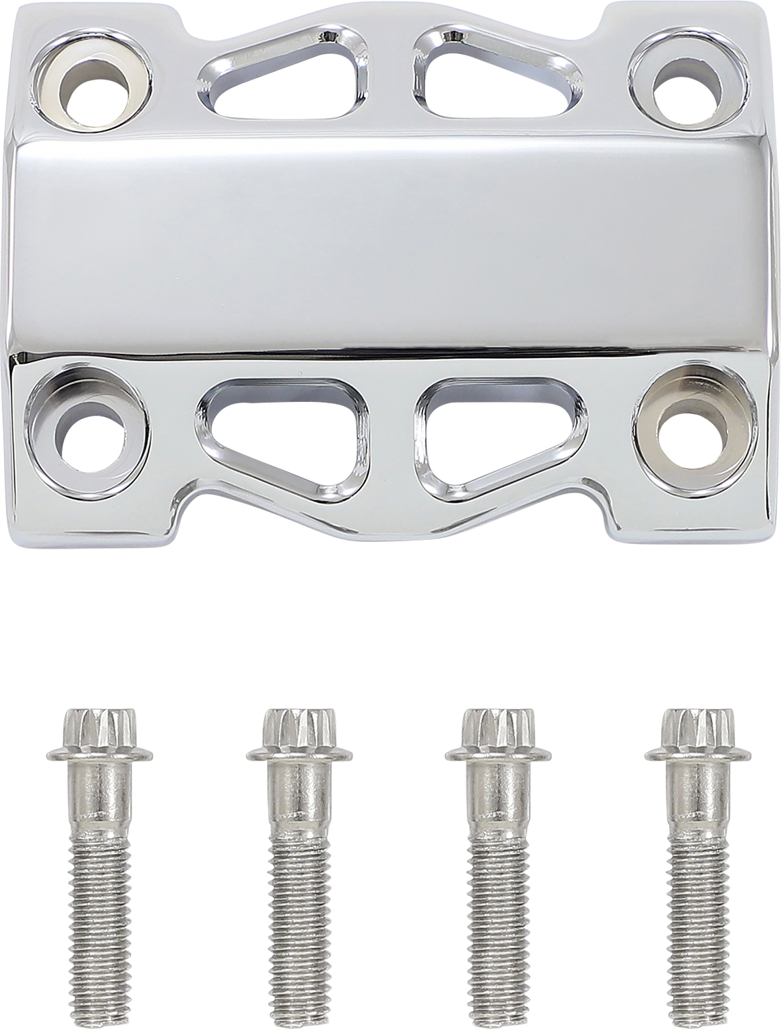 LA CHOPPERS Performance Risers - Pullback - 8" x 1-1/4" - Chrome LA-7481-08C