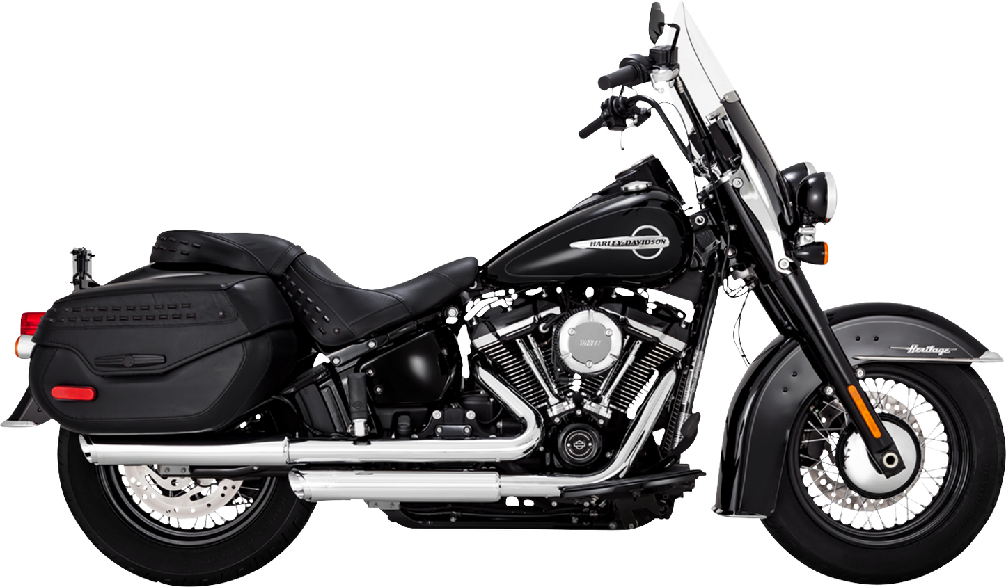 VANCE & HINES 3" Twin Slash Slip-On Muffler - Chrome 16379