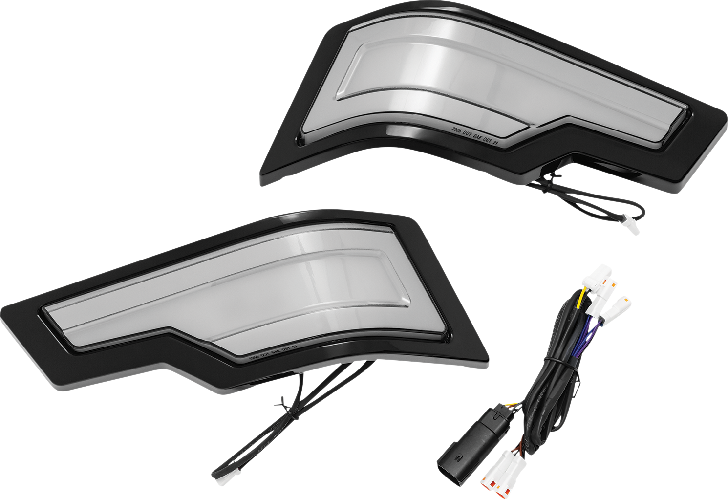 KURYAKYN Tour-Pak Lights - Black - Smoke Lens KUR2955