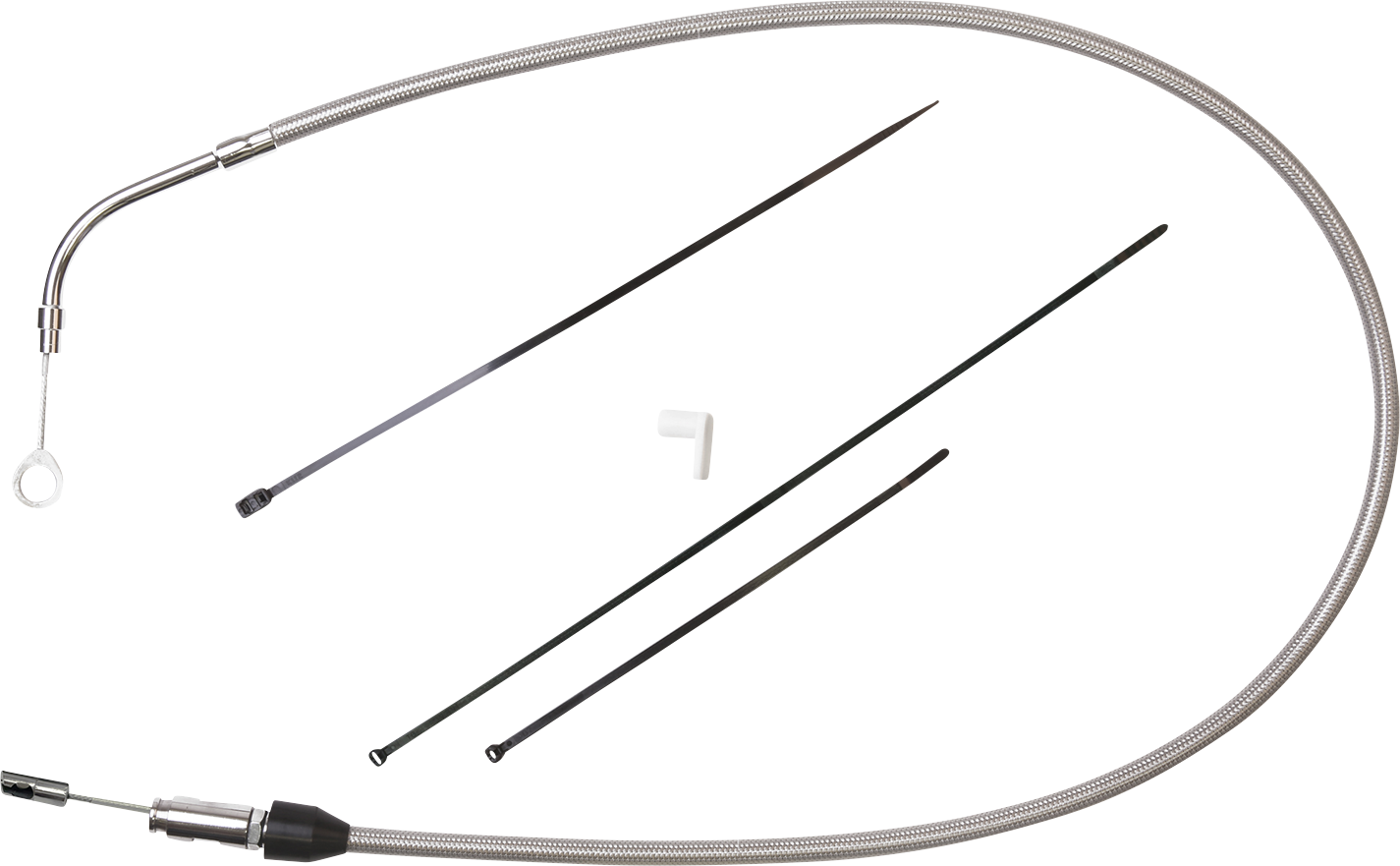 DRAG SPECIALTIES Quick Connect Clutch Cable - Upper - 47" - Stainless Steel 5323508HE