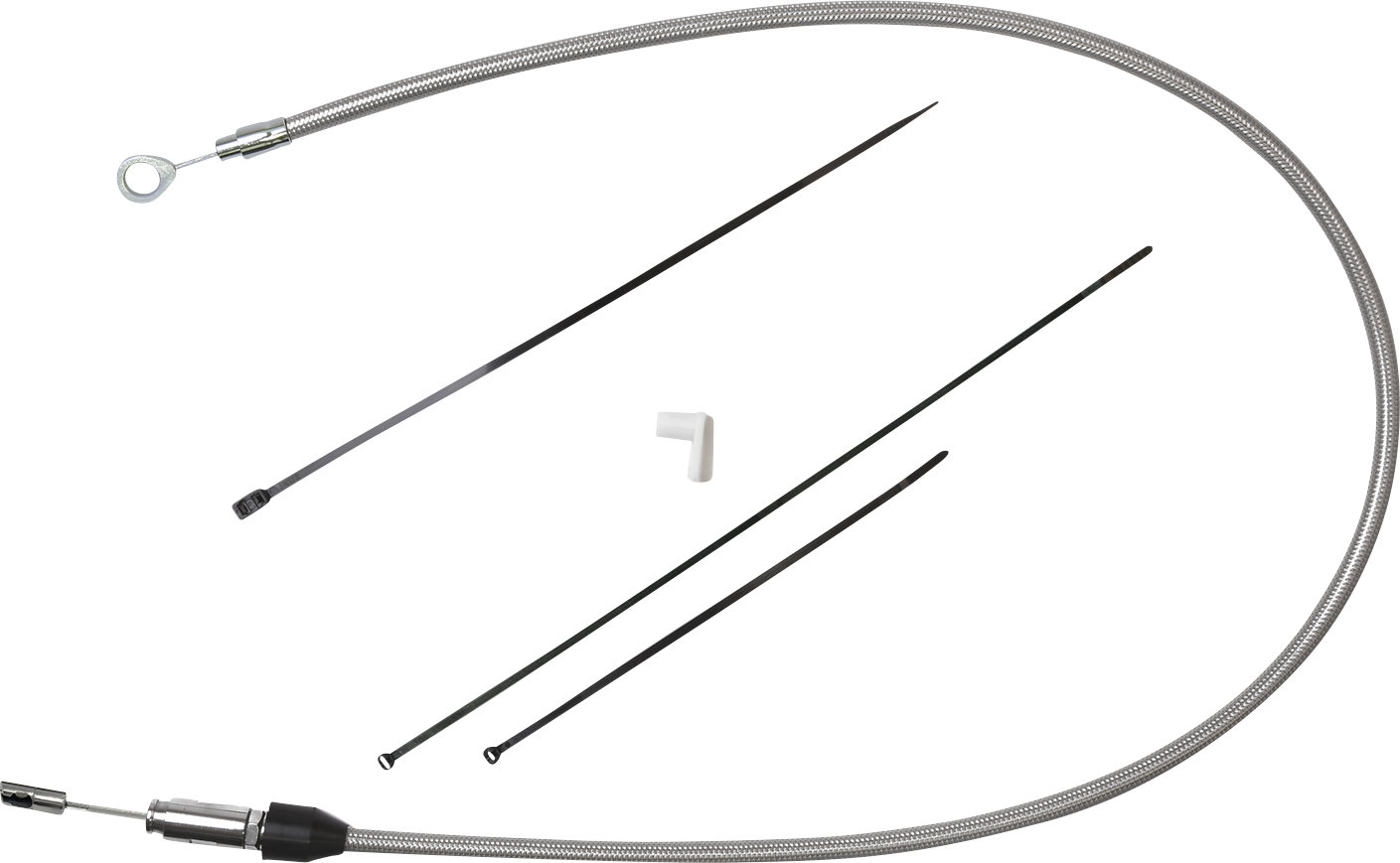 DRAG SPECIALTIES Quick Connect Clutch Cable - Upper - 50" - Stainless Steel 5323416HE