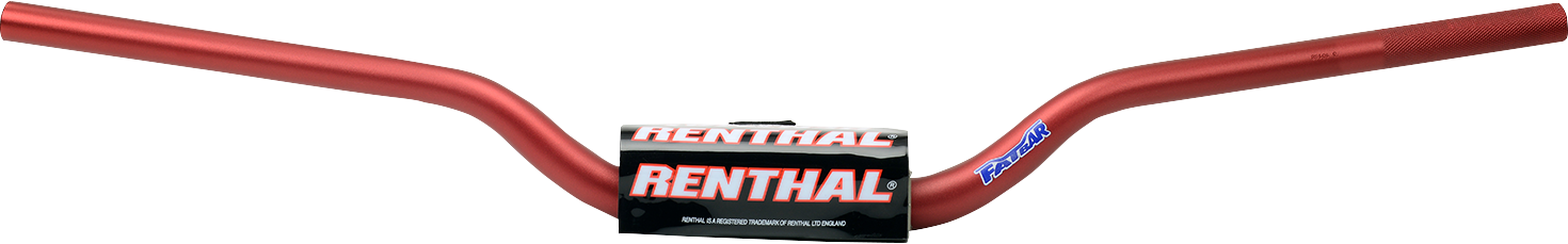 RENTHAL Fatbar™ Handlebar - 673 - Trials 100 Bou/Lampkin - Red 673-01-RD