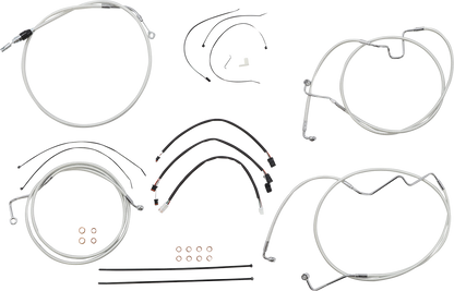 MAGNUM SHIELDING Sterling Chromite II® Designer Handlebar Installation Kit - 15"-17" - '21-'23 FLH 3871192