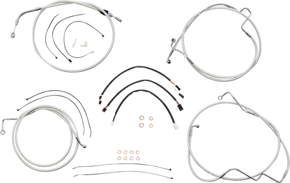 MAGNUM SHIELDING Sterling Chromite II® Designer Handlebar Installation Kit - 12"-14" - '21-'23 FLH 3871191