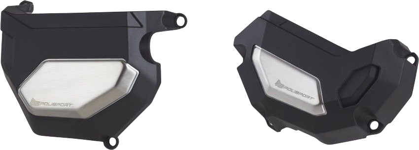 POLISPORT Clutch/Alternator Cover Kit - Black - Yamaha 91109
