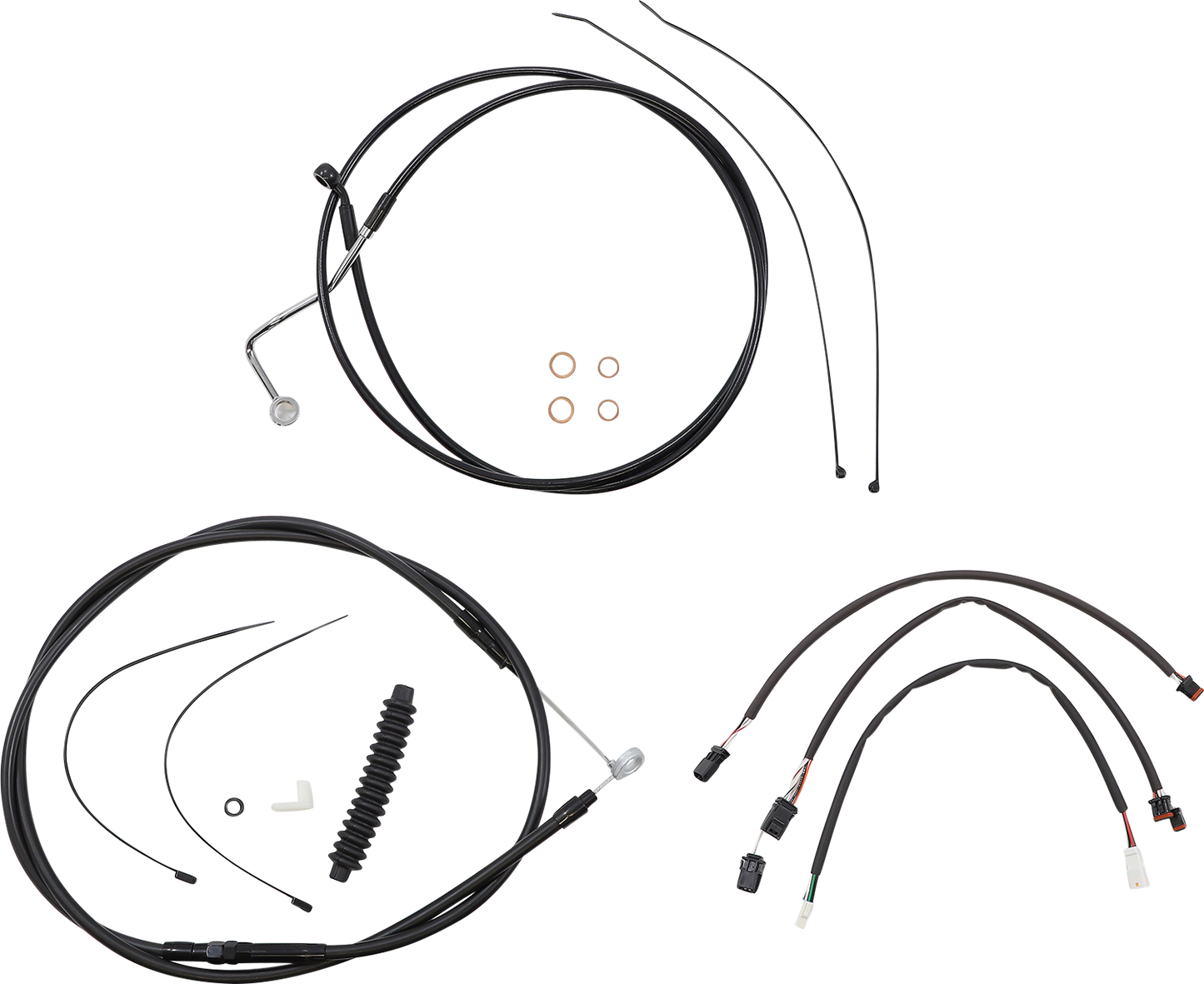 MAGNUM SHIELDING XR Handlebar Installation Kit - 12"-14" Ape Hangers - '21-'23 FLTR - Black 486981