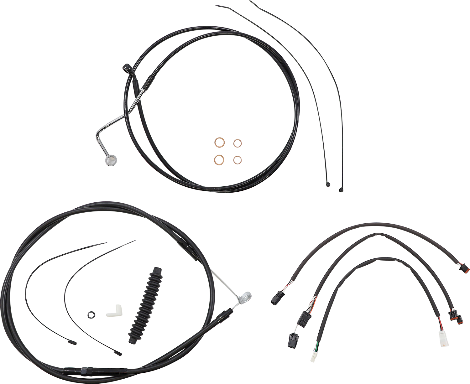 MAGNUM SHIELDING XR Handlebar Installation Kit - 12"-14" Ape Hangers - '21-'23 FLTR - Black 486981