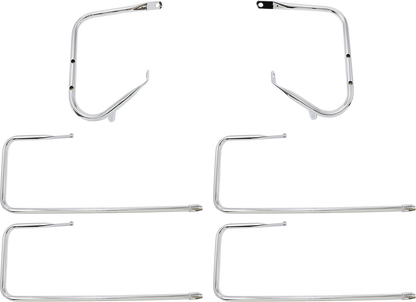DRAG SPECIALTIES Saddlebag Rail - Chrome - FL '09-'13 21038