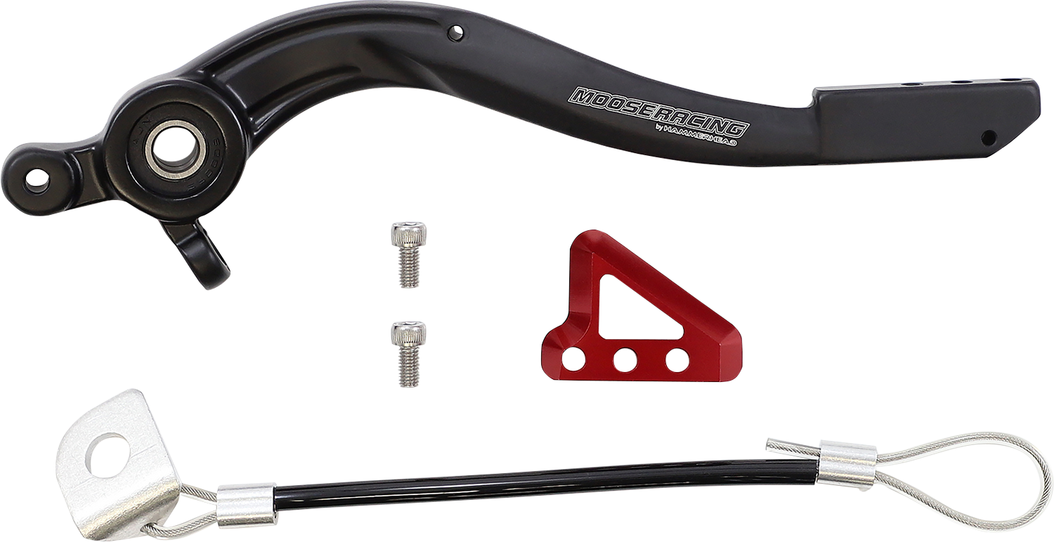 MOOSE OFFROAD Brake Pedal - Red - Gas Gas 82-0665-21-10