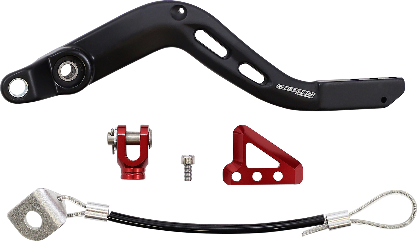 MOOSE OFFROAD Brake Pedal - Red - Beta 82-0801-21-10