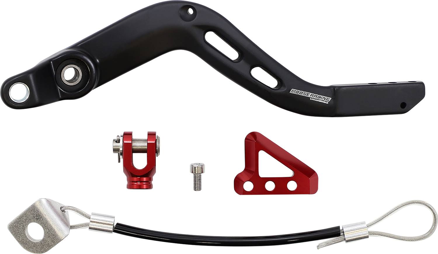 MOOSE OFFROAD Brake Pedal - Red - Beta 82-0801-21-10