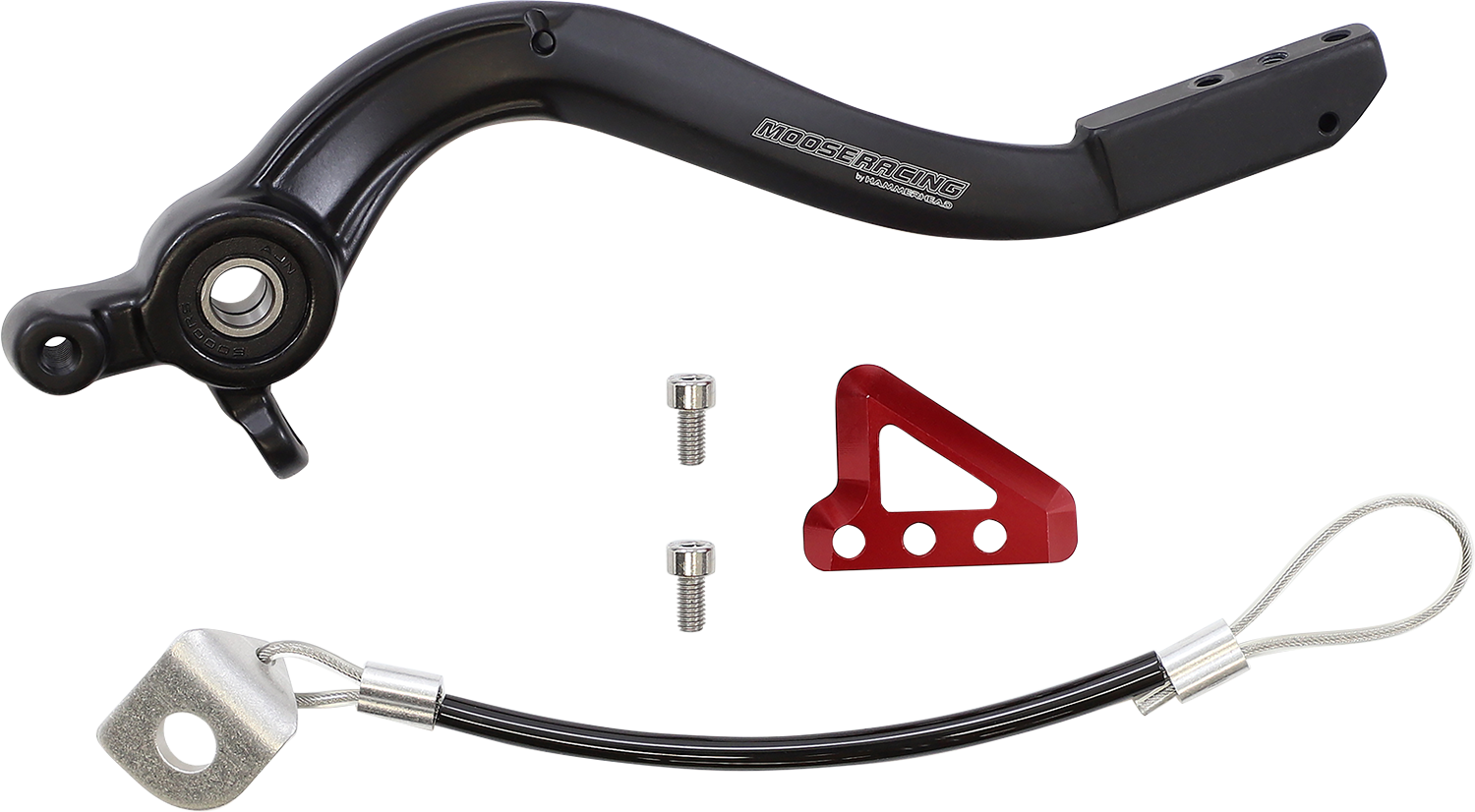 MOOSE OFFROAD Brake Pedal - Red - Gas Gas 82-0602-21-10