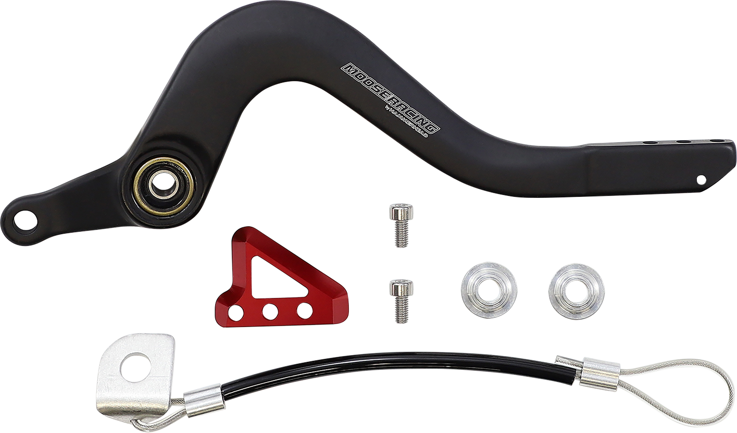 MOOSE OFFROAD Brake Pedal - Red - Gas Gas 82-0605-21-10