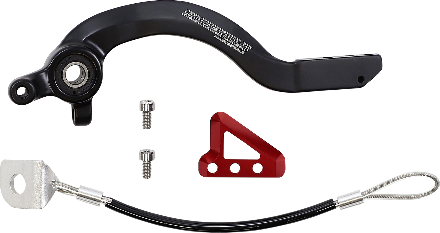 MOOSE OFFROAD Brake Pedal - Red - Gas Gas 82-0661-21-10