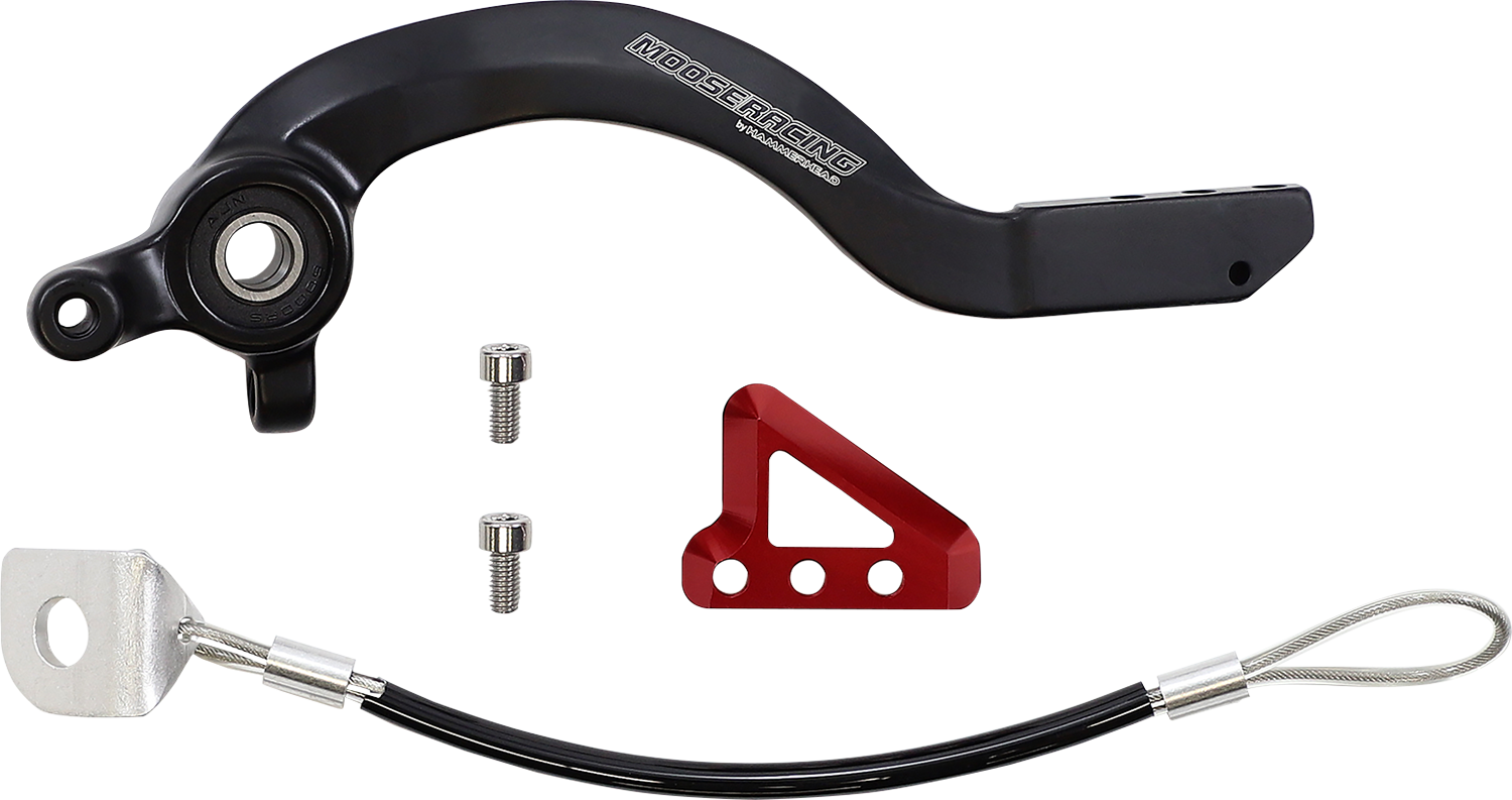 MOOSE OFFROAD Brake Pedal - Red - Gas Gas 82-0661-21-10