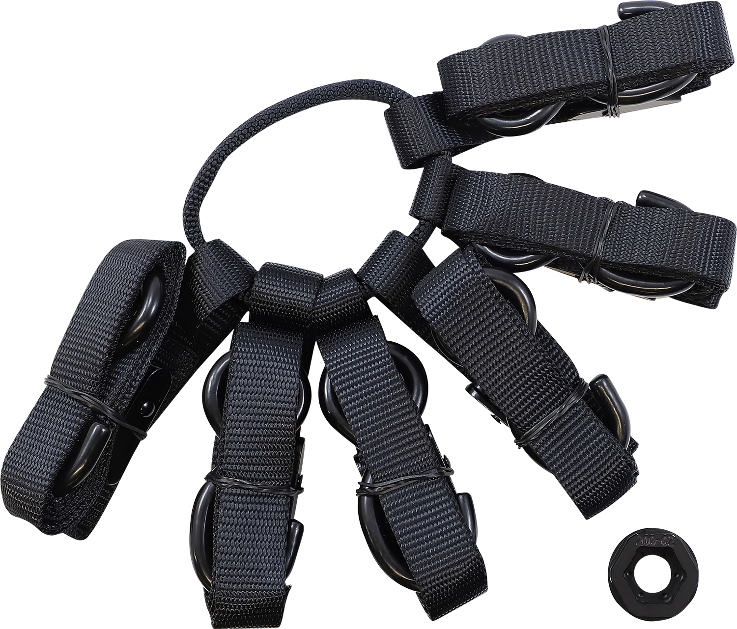 MOOSE OFFROAD Cargo Straps - UTV - Black O10-6745