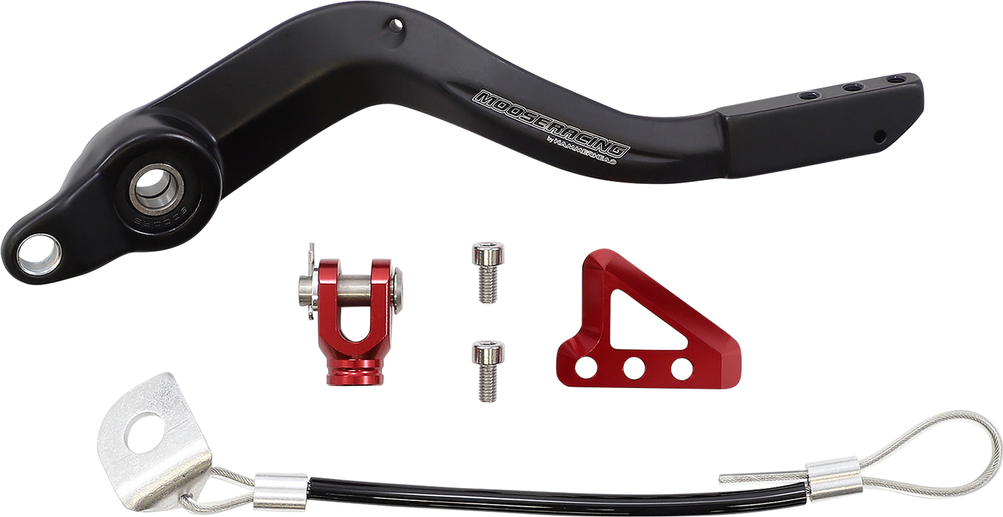 MOOSE OFFROAD Brake Pedal - Red - Beta 82-0802-21-10