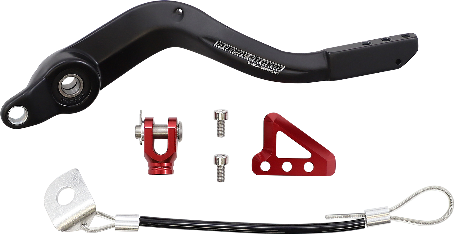 MOOSE OFFROAD Brake Pedal - Red - Beta 82-0802-21-10