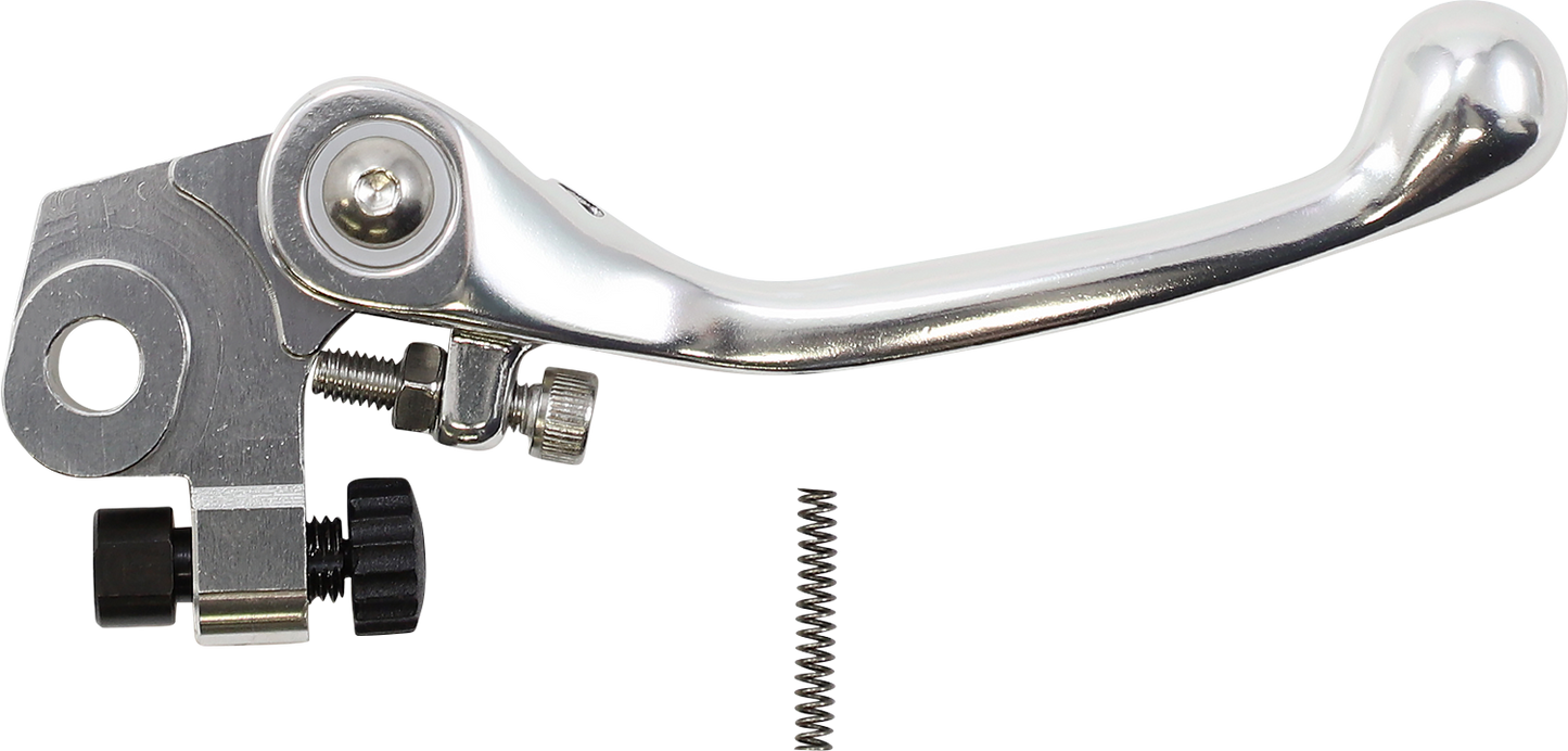MOOSE OFFROAD Flex FG Forged 6061-T6 Brake Lever - Silver H07-5942 BS