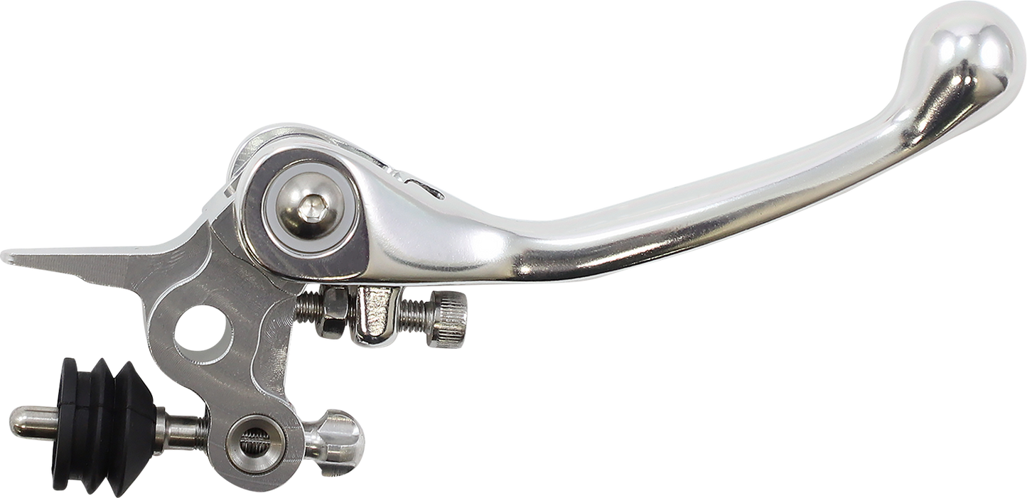 MOOSE OFFROAD Flex FG Forged 6061-T6 Brake Lever - Silver H07-5937 BS
