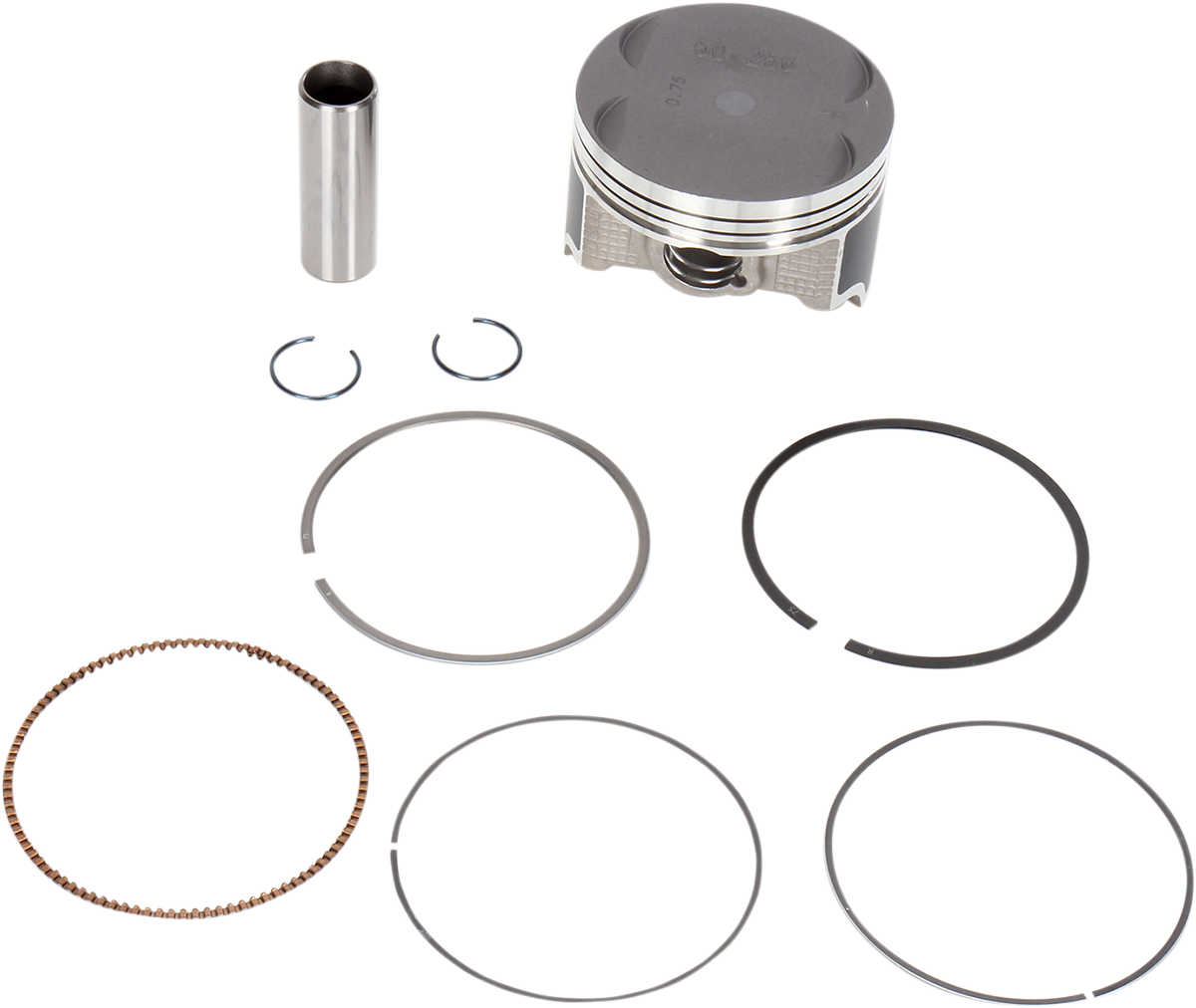 WSM Piston Kit - +1.00 mm - Kawasaki 650 50-256-07K