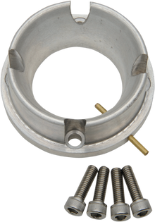 WSM Carburetor Adapter with Oil Injection - Silver - 44 mm 006-661-01