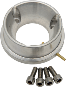 WSM Carburetor Adapter with Oil Injection - Silver - 38 mm 006-660-01