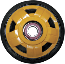 PARTS UNLIMITED Idler Wheel with Bearing 6004-2RS - Yellow - Group 17 - 141 mm OD x 20 mm ID R0141D-2 401A