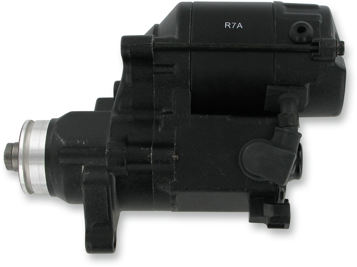 TERRY COMPONENTS Starter Motor - Harley Davidson - Black Wrinkle 776507