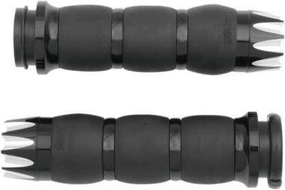 AVON GRIPS Excalibur Velvet Air Grips - TBW - Black AIR-96-AN-FL-EX