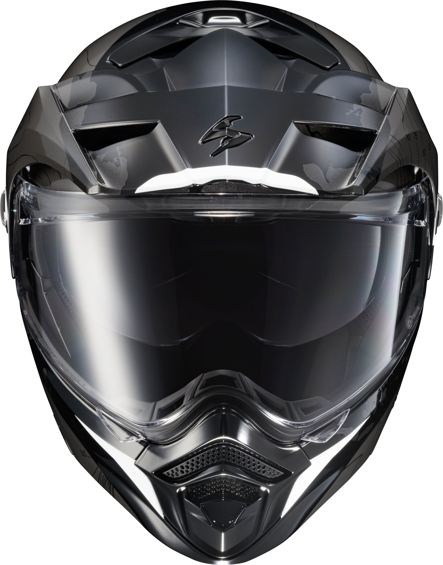Exo At960 Modular Helmet Topographic Black/White Sm
